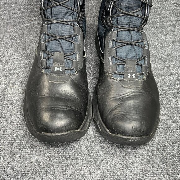 Under Armour Stellar G2 Protect Tactial Boots Men's Size 12 Black Leather Combat - Picture 4 of 15